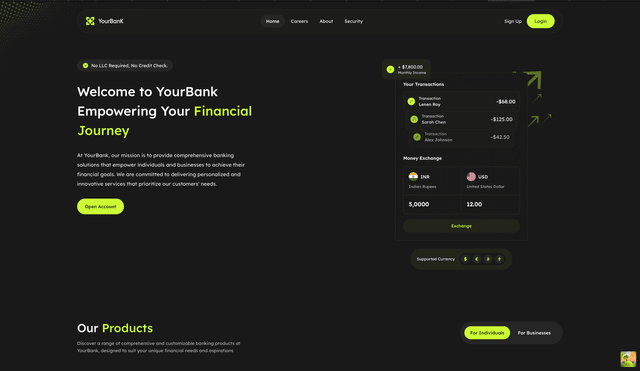 YourBank Preview